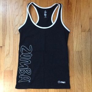 Black and White Zumba Tank Top